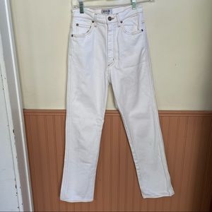 agolde pinch waist high rise kick